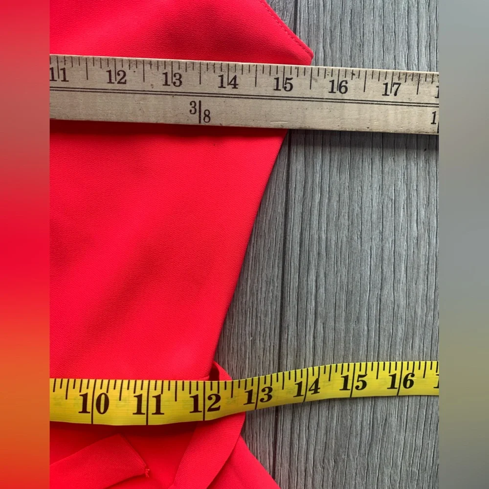 AMANDA UPRICHARD Elondra Midi Dress in Electric Rouge Sleeveless‎ Halter Sz XS - Picture 8 of 11